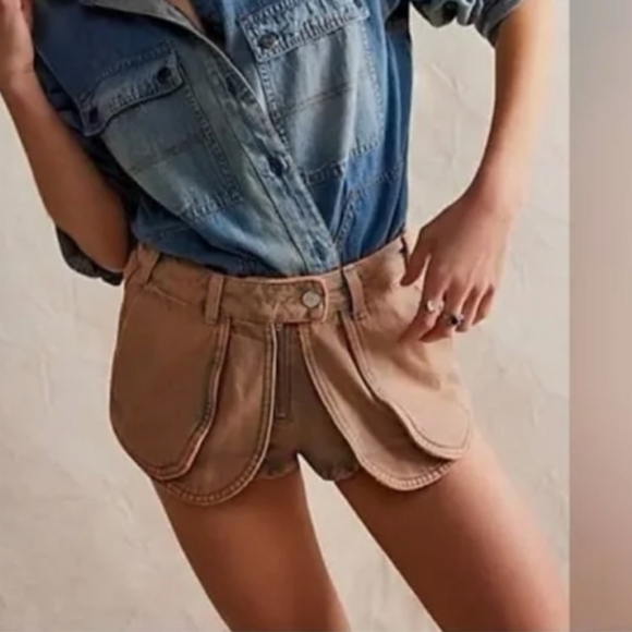 BNWOT Free People We the People Prince Street denim Shorts - Picture 12 of 12